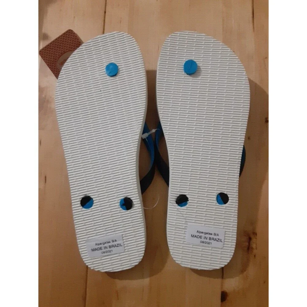 Disney Parks Havaianas Colorful Mickey Mouse Flip Flop Sandals 8 NWT